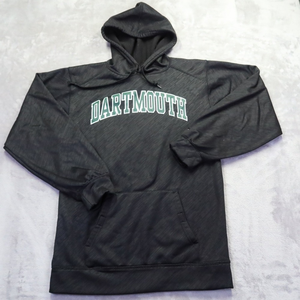 Dartmouth Big Green Hoodie Men's S Grey Space Dye Performance Hooded Sweatshirt